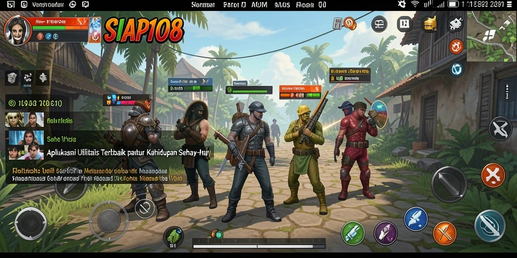 Screenshot utama SIAP108 menampilkan fitur pengingat dan manajemen tugas.