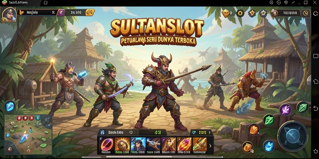 Gameplay seru di dunia terbuka SULTANSLOT yang penuh petualangan.