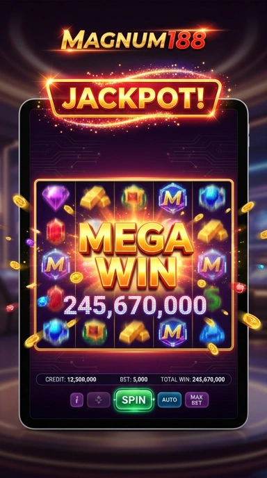 Tampilan antarmuka aplikasi magnum188 yang intuitif dan menarik.